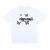Camiseta Oversized Basic Streetwear Fio 30.1 Unissex Estampada Future Butterfly Branco