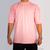 Camiseta Oversized Gola Alta Larga Basic Lisa Streetwear Masculina Rosa