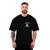 Camiseta Oversized Masculina Olympia Academia Maromba Treino Preto