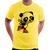 Camiseta Panda de Patins - Foca na Moda Amarelo