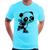Camiseta Panda de Patins - Foca na Moda Azul claro