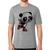 Camiseta Panda de Patins - Foca na Moda Cinza