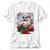 Camiseta papai noel camisa natal rock roll blusa feliz natal Modelo 02