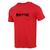 Camiseta para Academia Camisa Muay Thai Blusa unissex Camiseta de Luta Vermelho