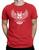 Camiseta Pedagogia,masculina,básica,100% algodão,estampada Vermelho frontal