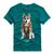 Camiseta Personalizada Husky Siberiano Carlton Dog Cachorro Armadura Gold Shap Life Azul marinho