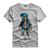 Camiseta Personalizada Kid Rapper Ice Grillz Criança Style Cinza