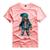 Camiseta Personalizada Kid Rapper Ice Grillz Criança Style Rosa claro