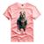 Camiseta Personalizada Pitbull Grodolfo Bad Dog Style Rosa claro
