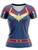 Camiseta Personalizada SUPER - HERÓIS Capitã Marvel - 059 Preto