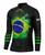 Camiseta Pesca Camisa Masculina Combate Brasil Camuflada Peixe  Proteção Solar 50+ Mar Negro Brasil combate