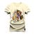 Camiseta Plus Size Agodão T-Shirt Unissex Premium Macia Estampada Tigre Garras Perola