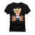 Camiseta Plus Size Agodão T-Shirt Unissex Premium Macia Estampada Urso Can Preto