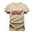 Camiseta Plus Size Algodão Premium T-Shirt Baseball Bege