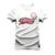 Camiseta Plus Size Algodão Premium T-Shirt Baseball Branco