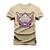 Camiseta Plus Size Algodão T-Shirt Premium Estampada years Cent Bege