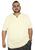 Camiseta Plus Size Bata Masculina Básica Elegante Algodão Marfim