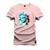 Camiseta Plus Size Confortável Premium Macia Livian a dream Rosa