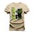 Camiseta Plus Size Confortável Premium Macia Urso Ted White Bege