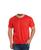 Camiseta Plus Size Masculina Manga Curta Básica Algodão XG ao XG8 Vermelho