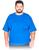 Camiseta Plus Size Masculina Xg G1 G2 G3 Extra Grande Blusa Azul