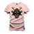 Camiseta Plus Size Premium 100% Algodão Estampada Shirt Unissex New Capacete Rosa