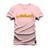 Camiseta Plus Size Premium Estampada Algodão 30.1 Authentic Rosa