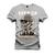 Camiseta Plus Size Premium Estampada Keep Cool Cavera Cinza