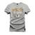 Camiseta Plus Size T-Shirt 100% Algodão Estampada Durável Urso Ponty Cry Cinza