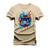 Camiseta Plus Size T-Shirt Algodão Premium 30.1 Game Port Bege