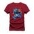 Camiseta Plus Size T-Shirt Algodão Premium 30.1 Game Port Bordô