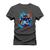 Camiseta Plus Size T-Shirt Algodão Premium 30.1 Game Port Grafite