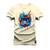 Camiseta Plus Size T-Shirt Algodão Premium 30.1 Game Port Perola