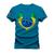 Camiseta Plus Size T-Shirt Algodão Premium Estampada Brasão Nation Azul