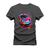 Camiseta Plus Size T-Shirt Algodão Premium Estampada Carro Mega Colores Grafite