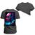 Camiseta Plus Size T-Shirt Algodão Premium Estampada Lua Spacial Frente Costas Grafite