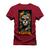 Camiseta Plus Size T-Shirt Algodão Premium Estampada Nexstar Florest Bordô