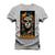 Camiseta Plus Size T-Shirt Algodão Premium Estampada Nexstar Florest Cinza