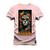 Camiseta Plus Size T-Shirt Algodão Premium Estampada Nexstar Florest Rosa