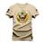 Camiseta Plus Size T-Shirt Algodão Premium Estampada The Supreme Bege