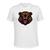 Camiseta Plus Size T-Shirt Tecido Macio Urso Rugindo Branco