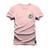 Camiseta Plus Size Unissex Algodão 100% Algodão Mascara Brilhante Peito Rosa