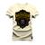 Camiseta Plus Size Unissex Algodão Macia Premium Estampada True Pride Bulls Perola