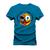 Camiseta Plus Size Unissex T-Shirt Premium Emoji de fone Azul