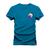 Camiseta Plus Size Unissex T-Shirt Premium Fantasminha Lingua Peito Azul