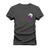 Camiseta Plus Size Unissex T-Shirt Premium Fantasminha Lingua Peito Grafite