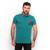 Camiseta Polo Algodão Teodoro Masculino Bolso Slim Casual Verde