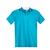 Camiseta Polo Bolso Algodão Manga Curta Camisa Gola Polo Azul ciano