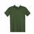 Camiseta Polo Bolso Algodão Manga Curta Camisa Gola Polo Verde musgo