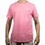 Camiseta Polo Wear Básica Logo Escrito P.W Varias Cores Rosa claro